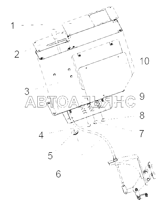 Pilot valve bracket assembly Z3A00500002