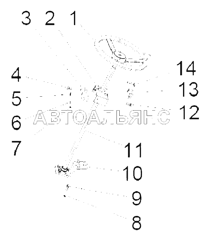 Steering control mechanism Z3A00600000