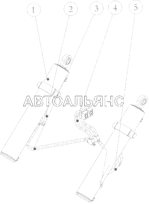 Boom cylinder mounting assembly