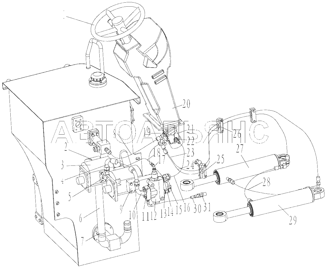 Turn to hydraulic system