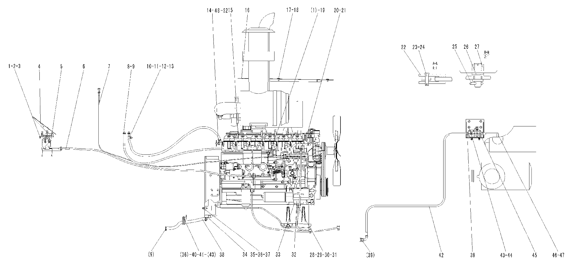 DIESEL ENGINE ASSEMBLY