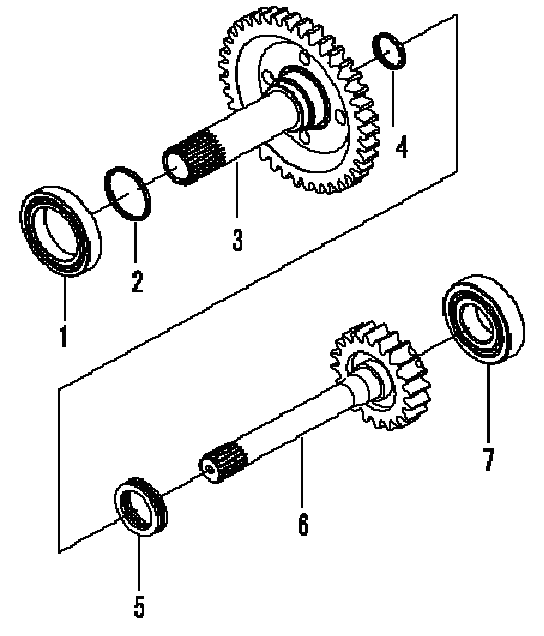 3RD SHAFT ASSY