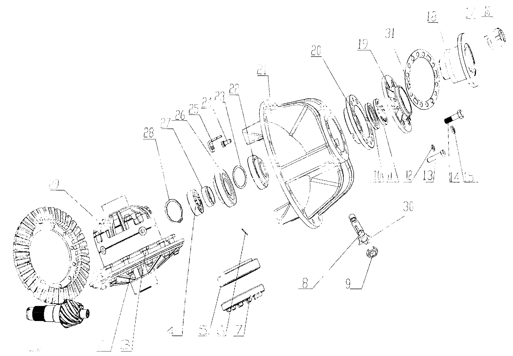 Держатель в сборе (Meritor)