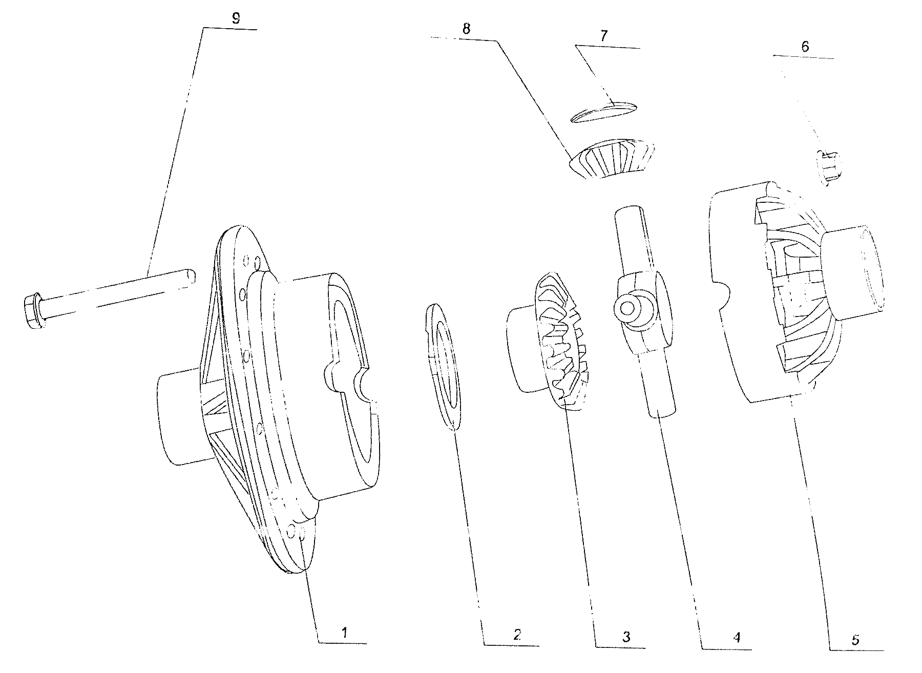 Дифференциал в сборе (Meritor)