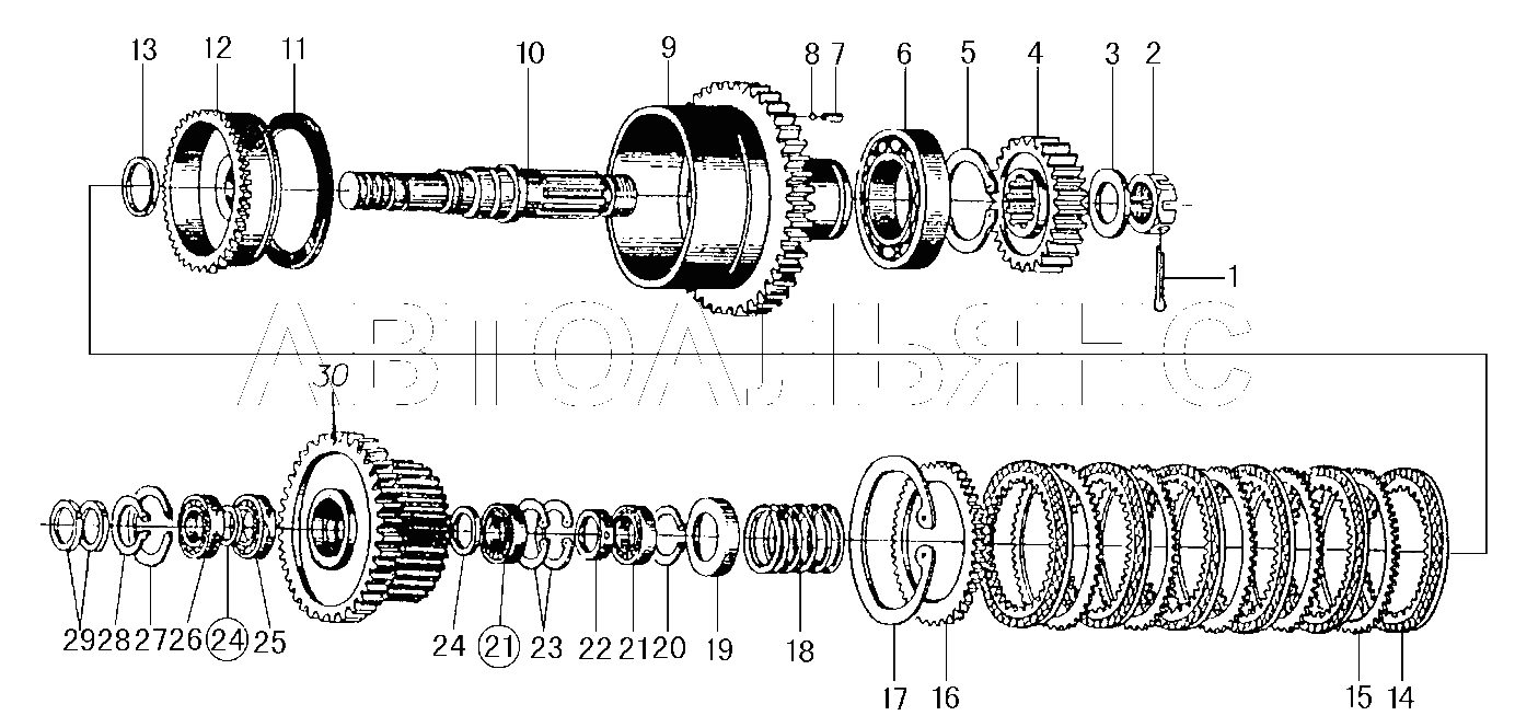 CLUTCH ASSEMBLY (в…Ў, в…Ј)