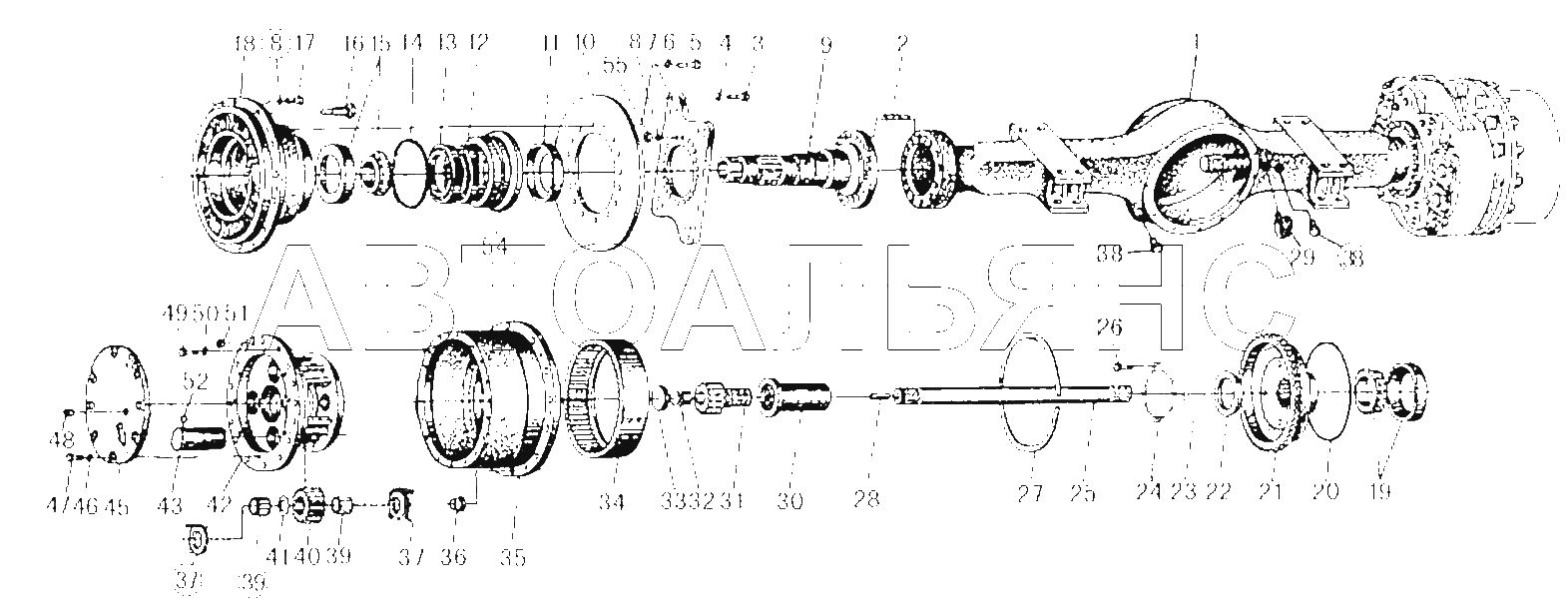 AXLE ASSEMBLY REAR