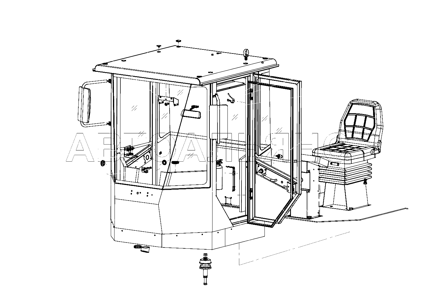 CAB ASSEMBLY (ONE)
