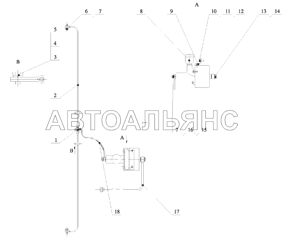 Brake System Rear axle booster pump assembly
